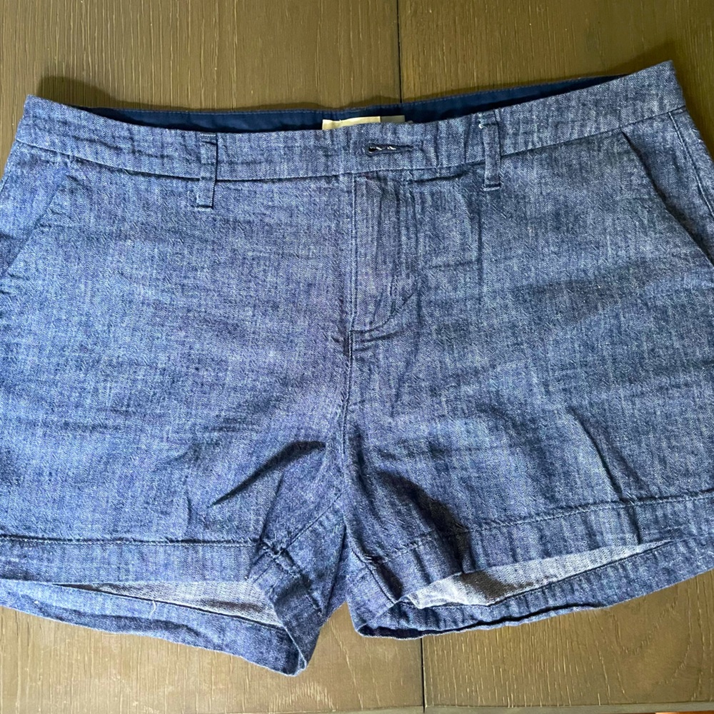 Old Navy Linen Blend 4” Inseam Mid-rise Shorts